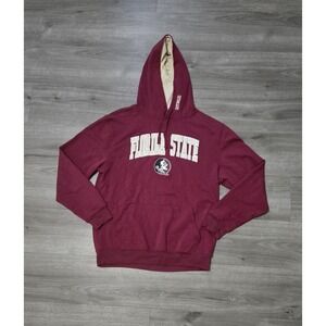 Florida State Seminoles Hoodie Embroidered Colosseum Men's Large Maroon & Gold